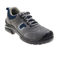 Trekking cow suede steel toe safety shoes